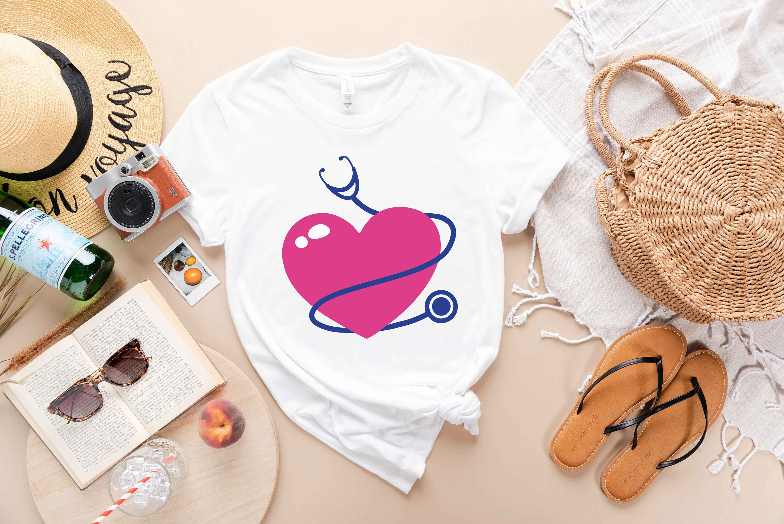 Heart Stethoscope Shirt Human Heart Health Tshirt Cool Etsy