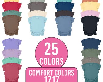 Blank Shirt, Comfort Colors T-shirt, C1717 Shirt, BLANK Comfort Colors® Shirt, Comfort Colors 1717 Tee, Vintage Washed Shirt