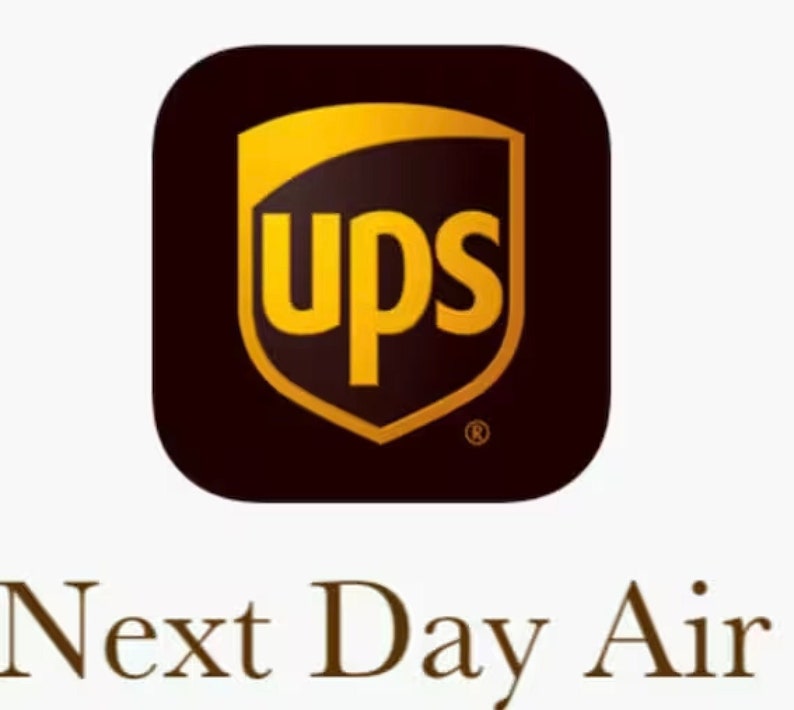 UPS Next Day Air, Overnight Shipping Cost Etsy