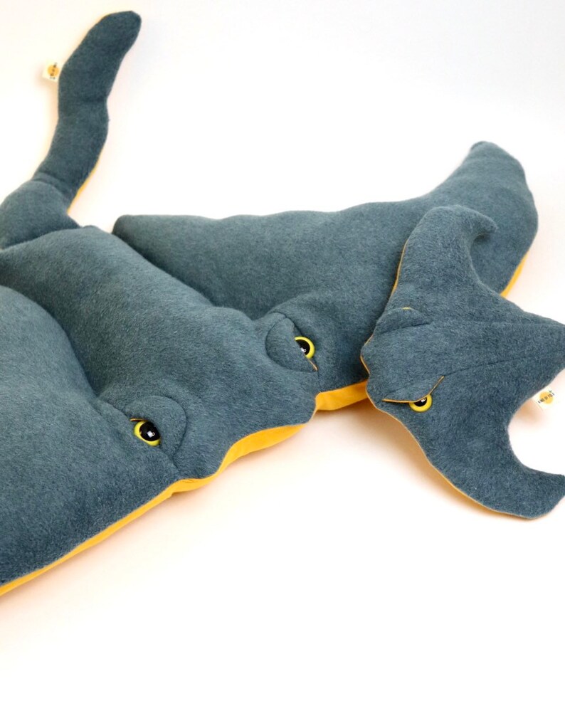 manta ray pillow