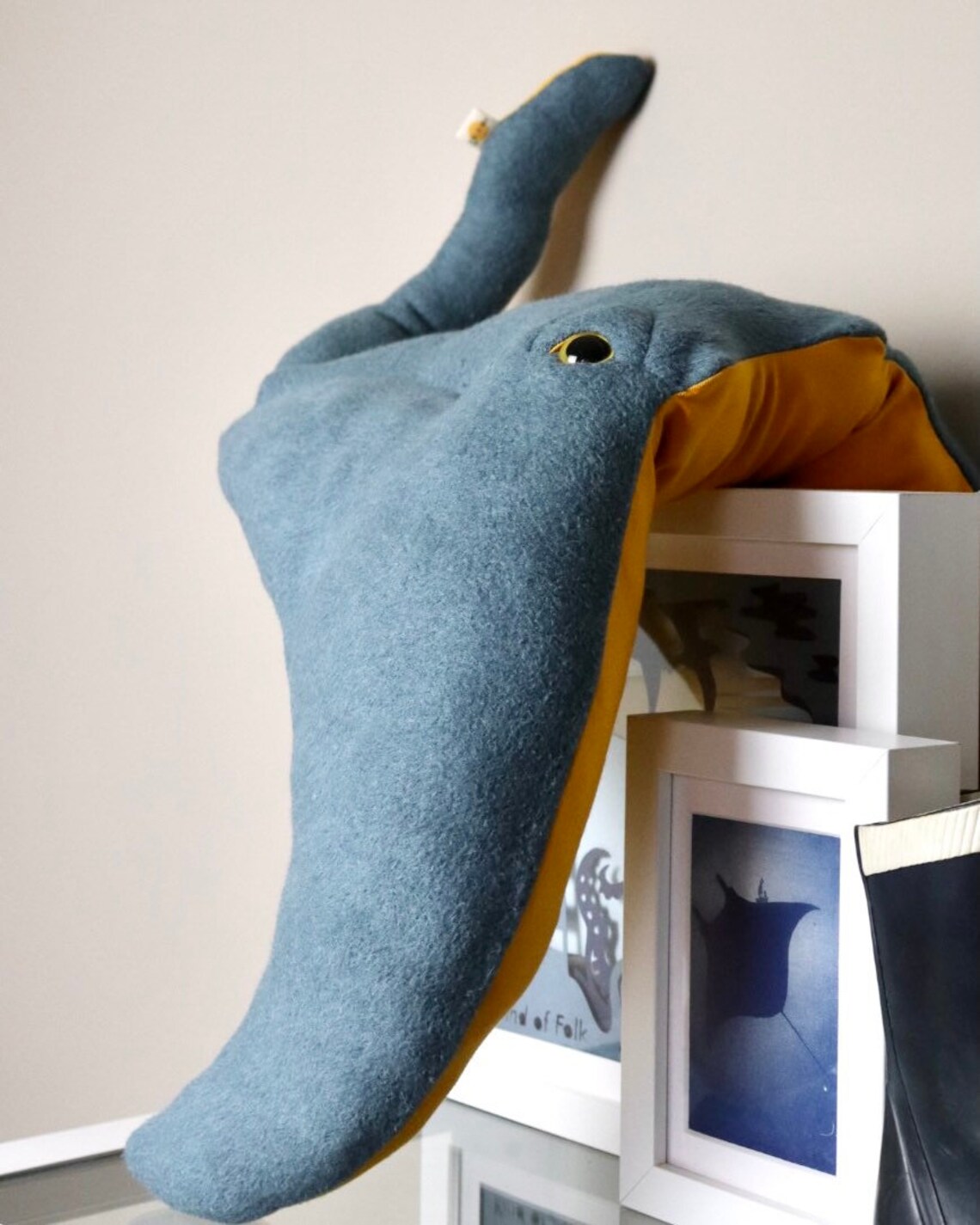 manta ray pillow