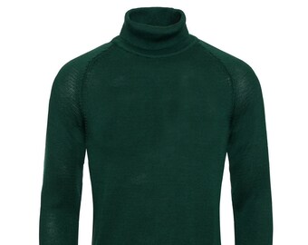 Emerald green polo neck best sale