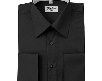 womens black dress shirt