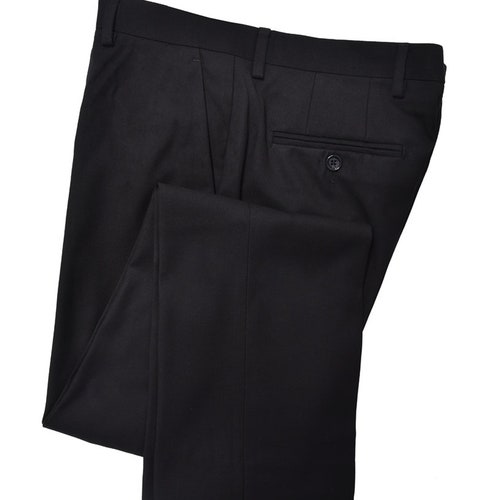 Men's Olive Flat Front Dress Pant Modern Fit - Perfect for Every Day!