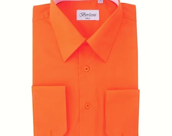 Men's Premium Modern Fit Orange Dress 
