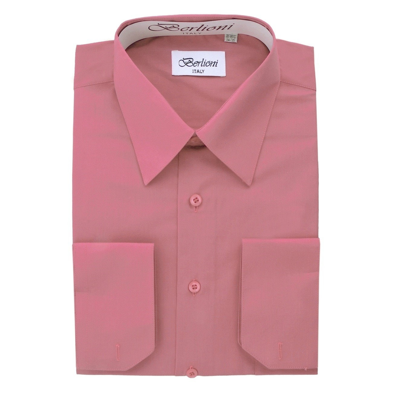 Salmon Dress Shirts Men Etsy