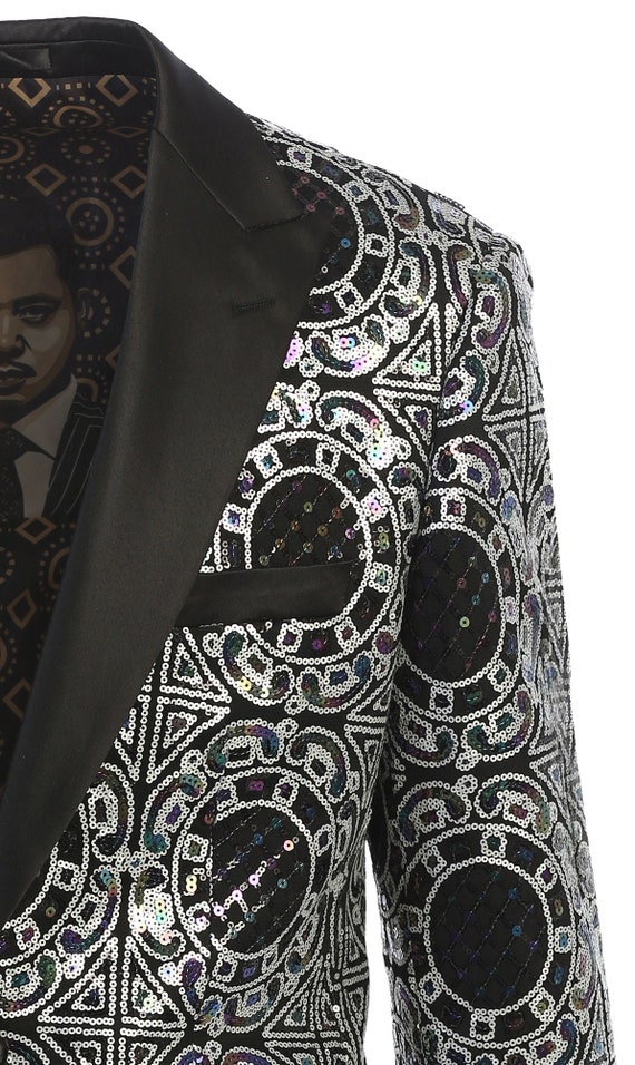 Silver shop prom jacket