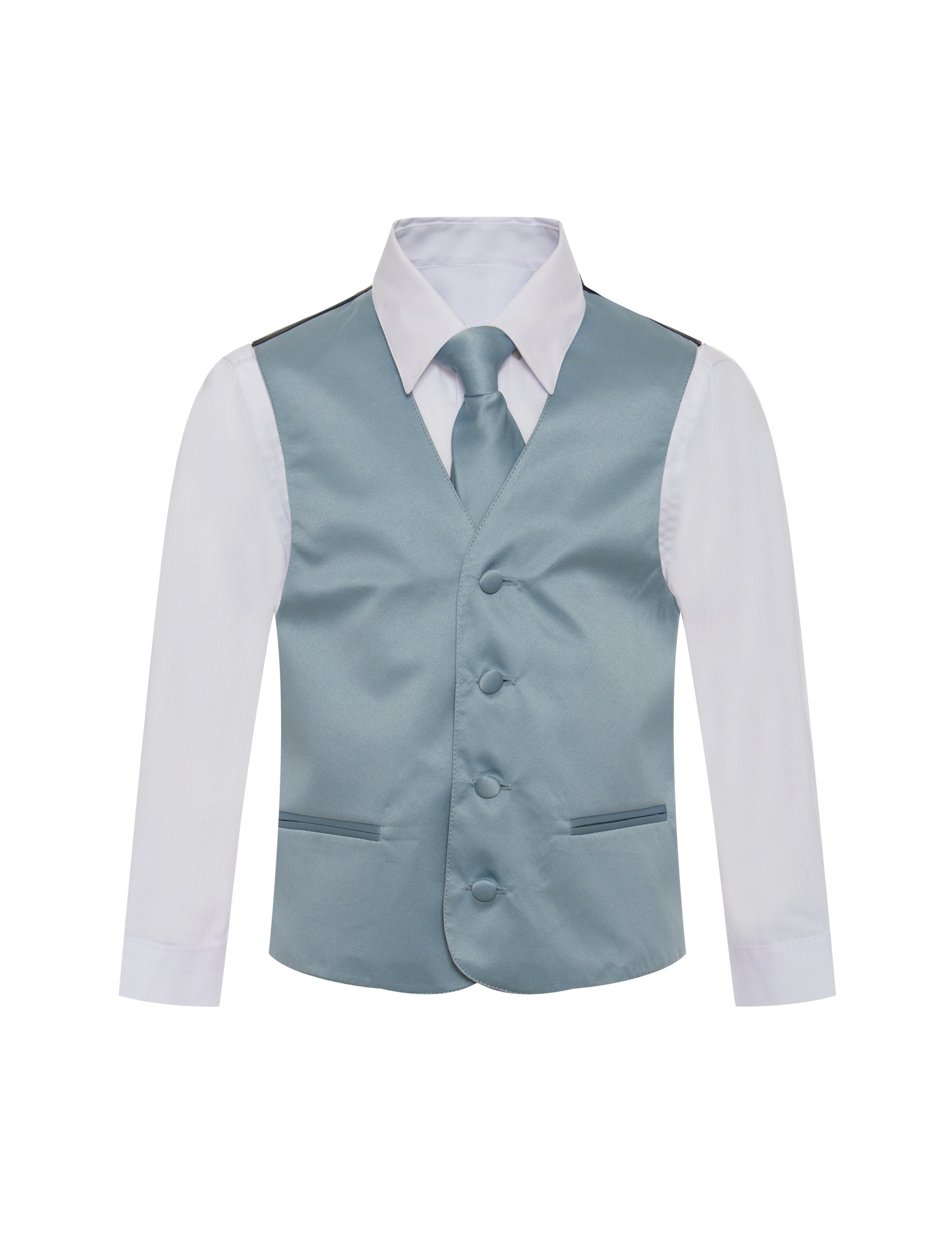 Dusty blue store mens vest