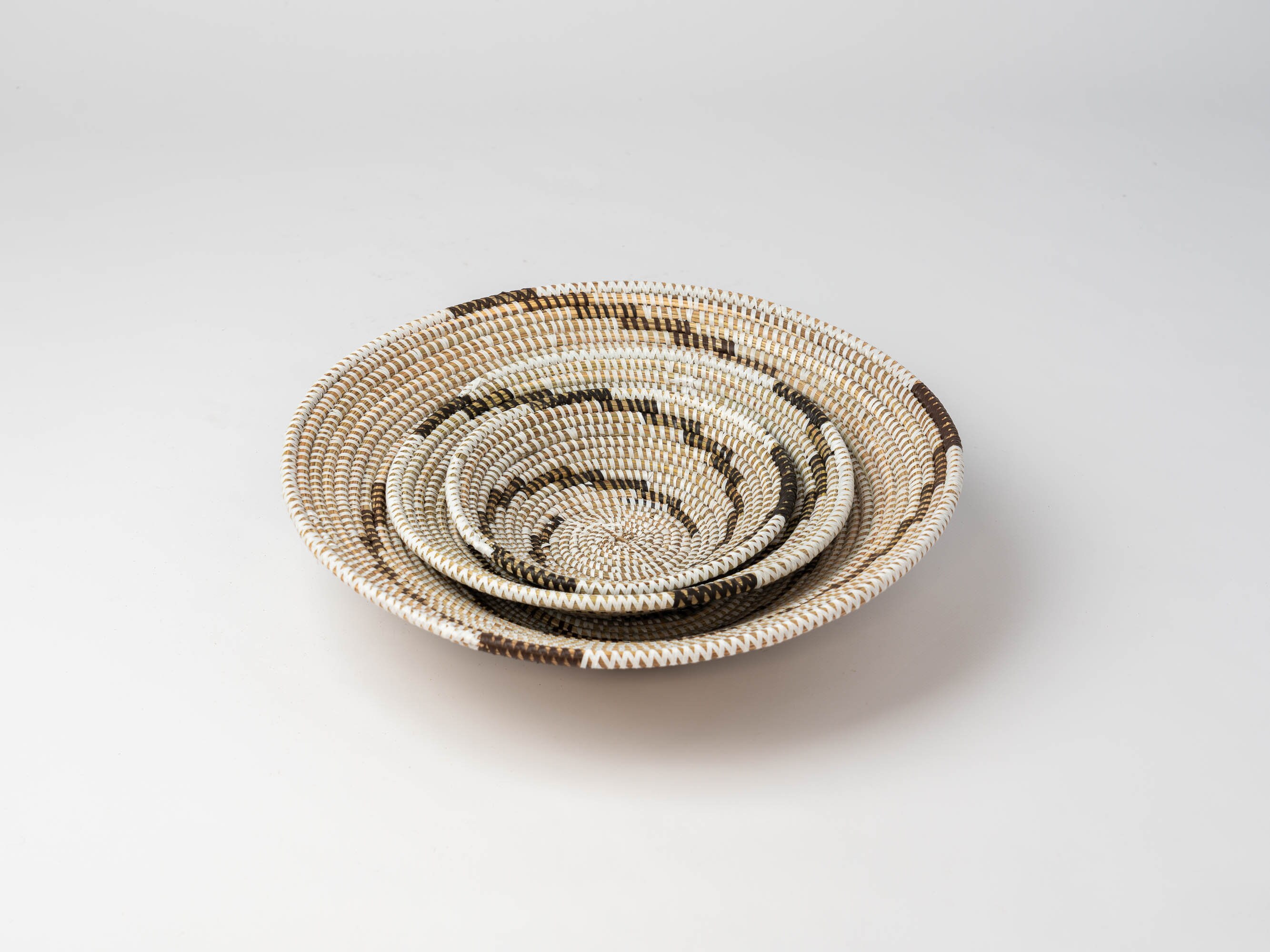 Lot de Trois Corbeilles Rangement Sénégalais