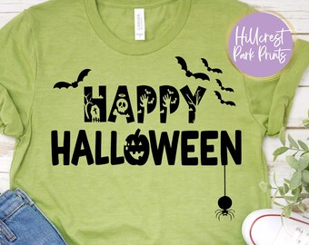 Happy Halloween SVG, PNG, Halloween Shirt Svg, Halloween Costume Svg, Printable Halloween, Halloween Cricut, Fall Shirt Svg