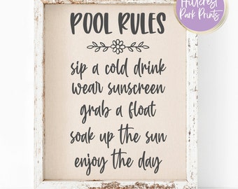 Pool Rules SVG, PNG, DXF, Pool Patio Sign Svg, Pool Deck Sign, Outdoor Sign Svg, Tiki Bar Sign Svg, Cricut svg, Instant Download