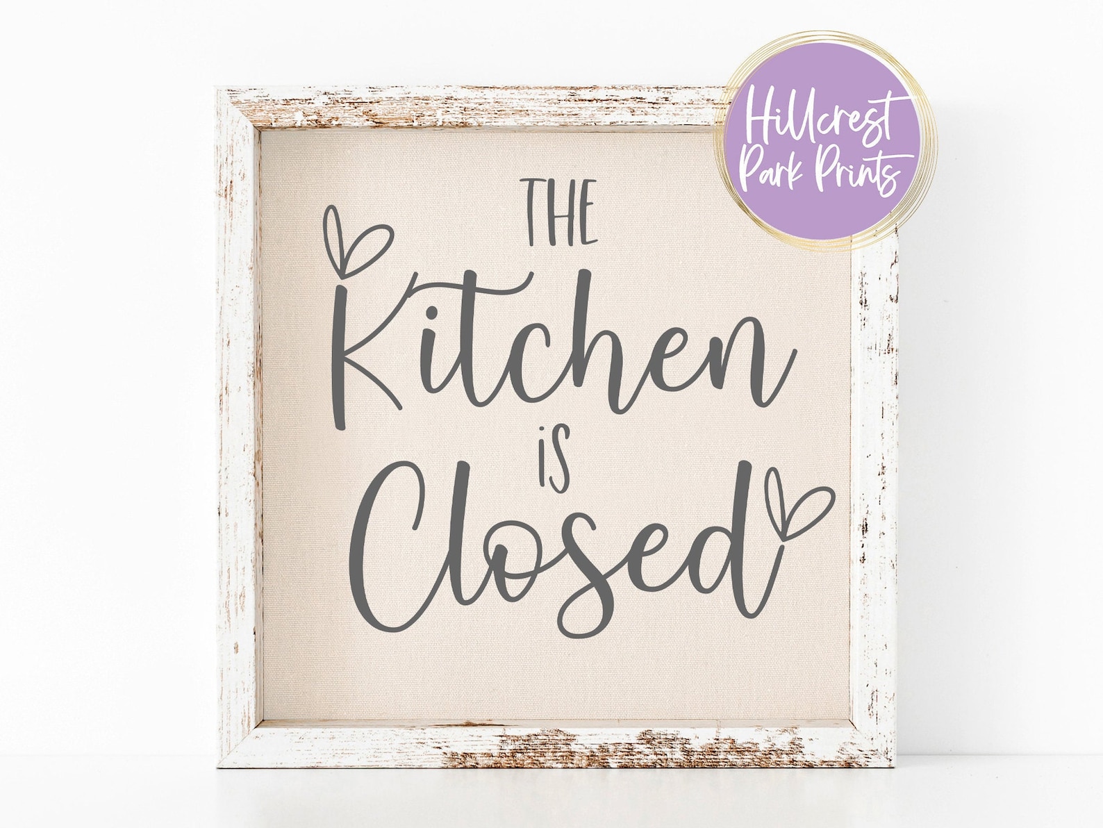 Kitchen Is Closed Sign SVG PNG DXF For Sign or TShirt Etsy
