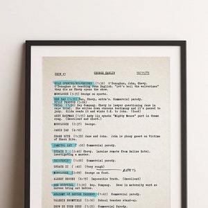 Saturday Night Live - Esquema original - Póster mate premium