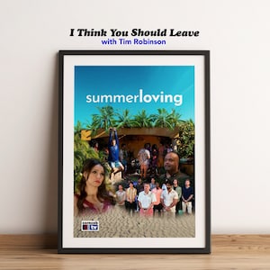 Sommerliebendes "I Think You Should Leave" - Premium Mattes Poster