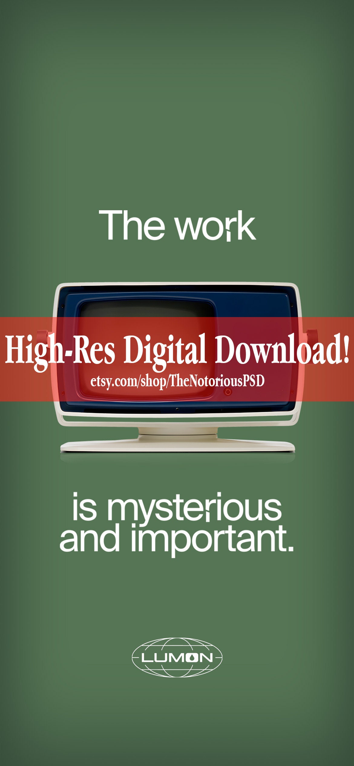 Severance Poster Iphone/android Wallpaper the Work is Mysterious and