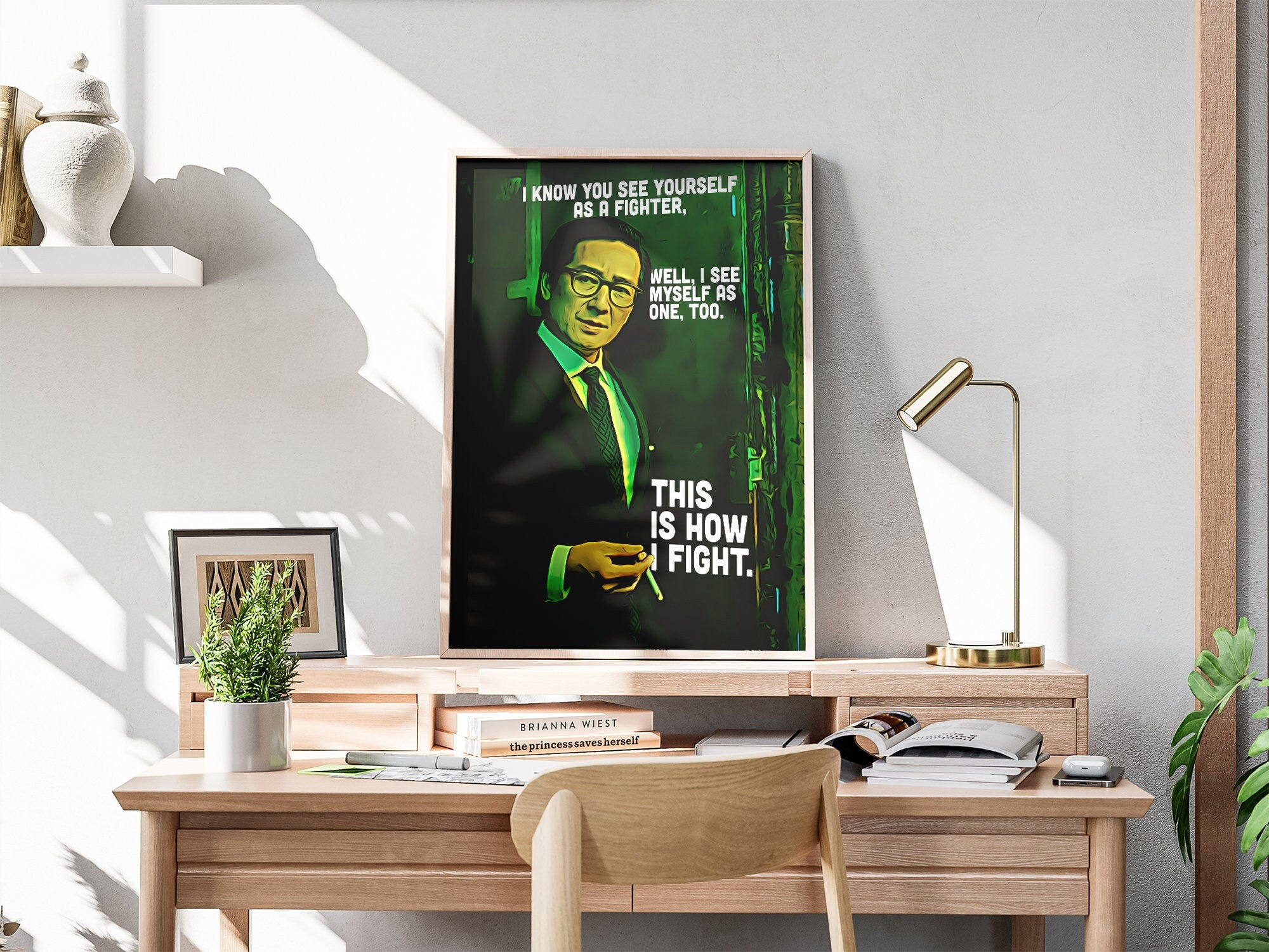 Waymond Wang Poster, EEAAO Digital Print this is How I Fight. Etsy