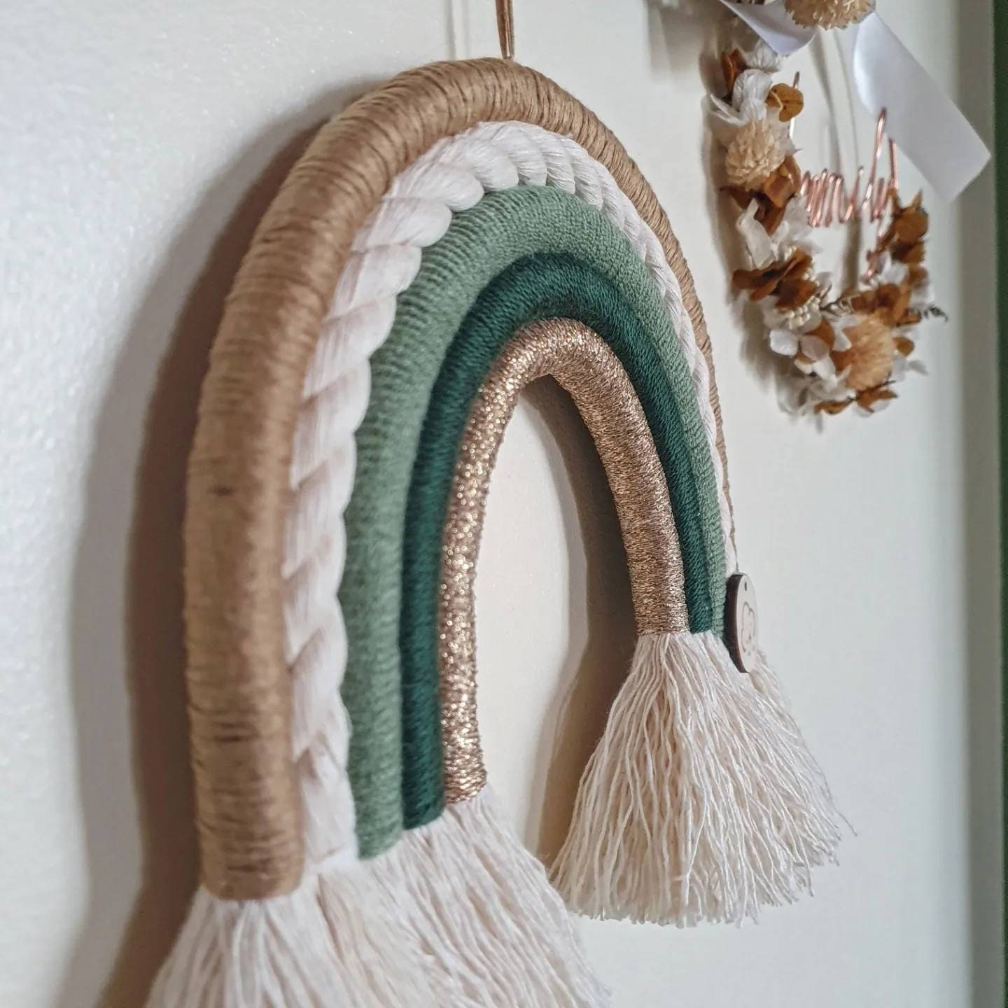 Broceliande - Arc-En-Ciel en Macramé