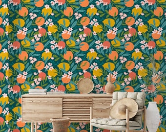 Citrus Wallpaper Etsy