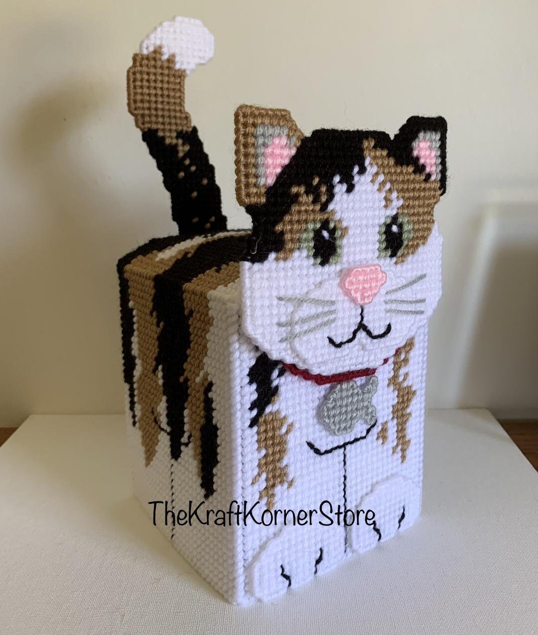 Pdf PATTERN 3d Calico Cat Tissue Box Cover Pdf Download - Etsy