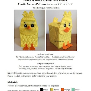 pdf PADRÃO - Capa de caixa de tecido de pintinho e pato 3d - download de pdf