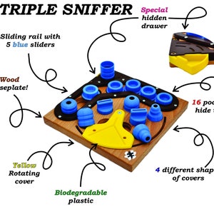 Pawesome TRIPLE SNIFFER interaktives Hundespielzeug