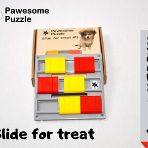 DOG PUZZLE TOY Pawesome puzzle slide for treat toy number 3