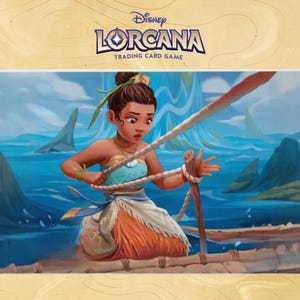 Tapis de jeu Disney Lorcana - Moana - marin autodidacte - Moana - TCG - tapis de jeu personnalisé - tapis de souris - manette de jeu - accessoire