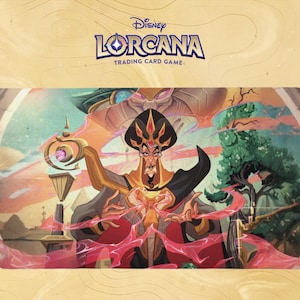 Disney Lorcana Playmat - Jafar - Jafar playmat - Aladdin - TCG - Custom Playmat - Mousepad - Gamepad - Accessory