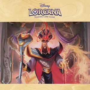 Disney Lorcana Playmat - Jafar - High Sultan Of Lorcana - Aladdin - TCG - Custom Playmat - Mousepad - Gamepad - Accessory