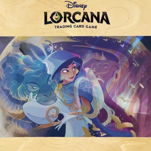 Disney Lorcana Playmat - Aladdin - Jasmine- Steady Strategist - Reign of Jafar - TCG - Custom Playmat - Mousepad - Gamepad - Accessory