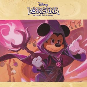 Disney Lorcana Playmat - Mickey Mouse - Wayward Socerer - TCG - Custom Playmat - Mousepad - Gamepad - Accessory