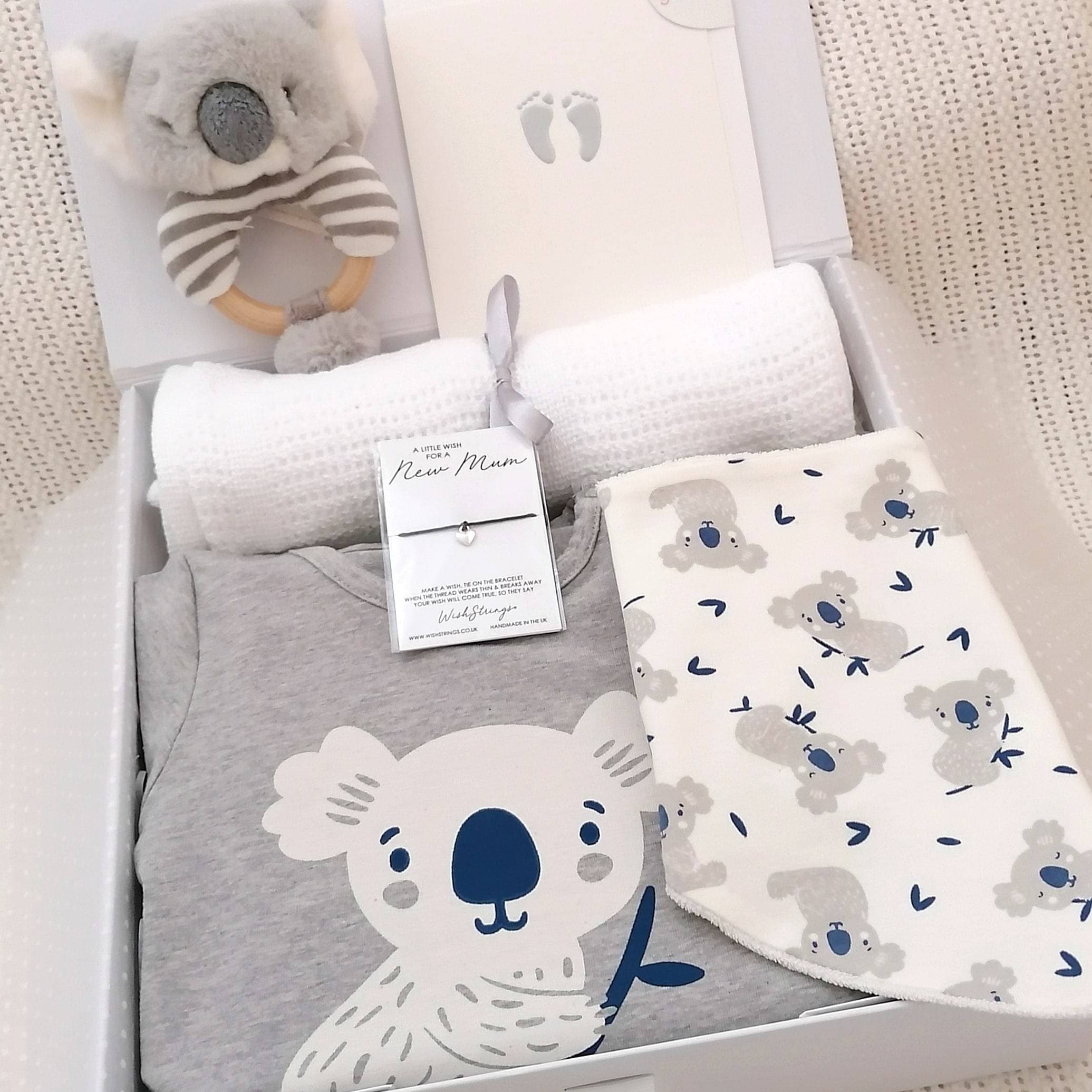 Baby Koala Gift Set Luxury New Baby Gift Box Organic Cotton Etsy