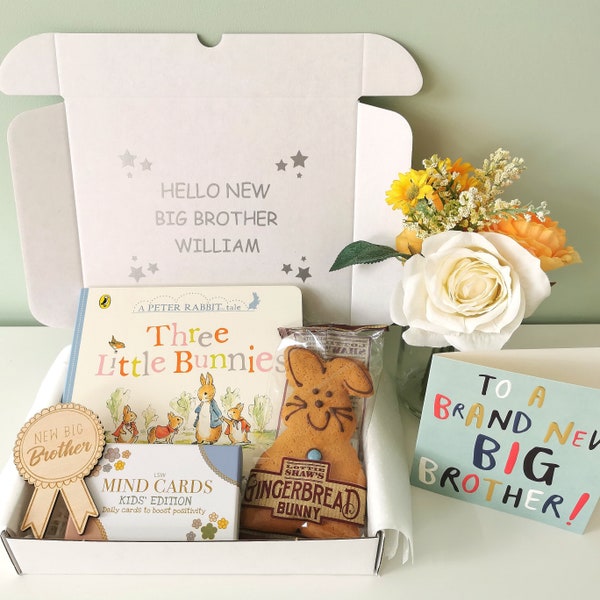 Sibling Gift for New Baby, New Big Brother Gift Set, Big Brother Book, Best Big Brother Present, Big Brother Keepsake, Big Brother Gift Idea