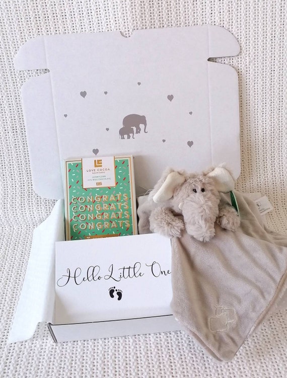 New Baby Elephant Gift Set Mother & Baby Gift Box New Mum Etsy