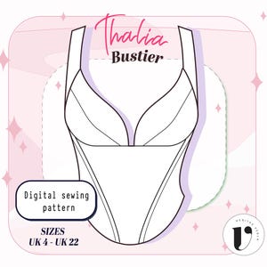 BRIDAL BUST cup corset sewing pattern Pdf – DIY Lingerie, Prom, Costume, Renaissance, Evening Wear & bridal wear bustier Digital Download