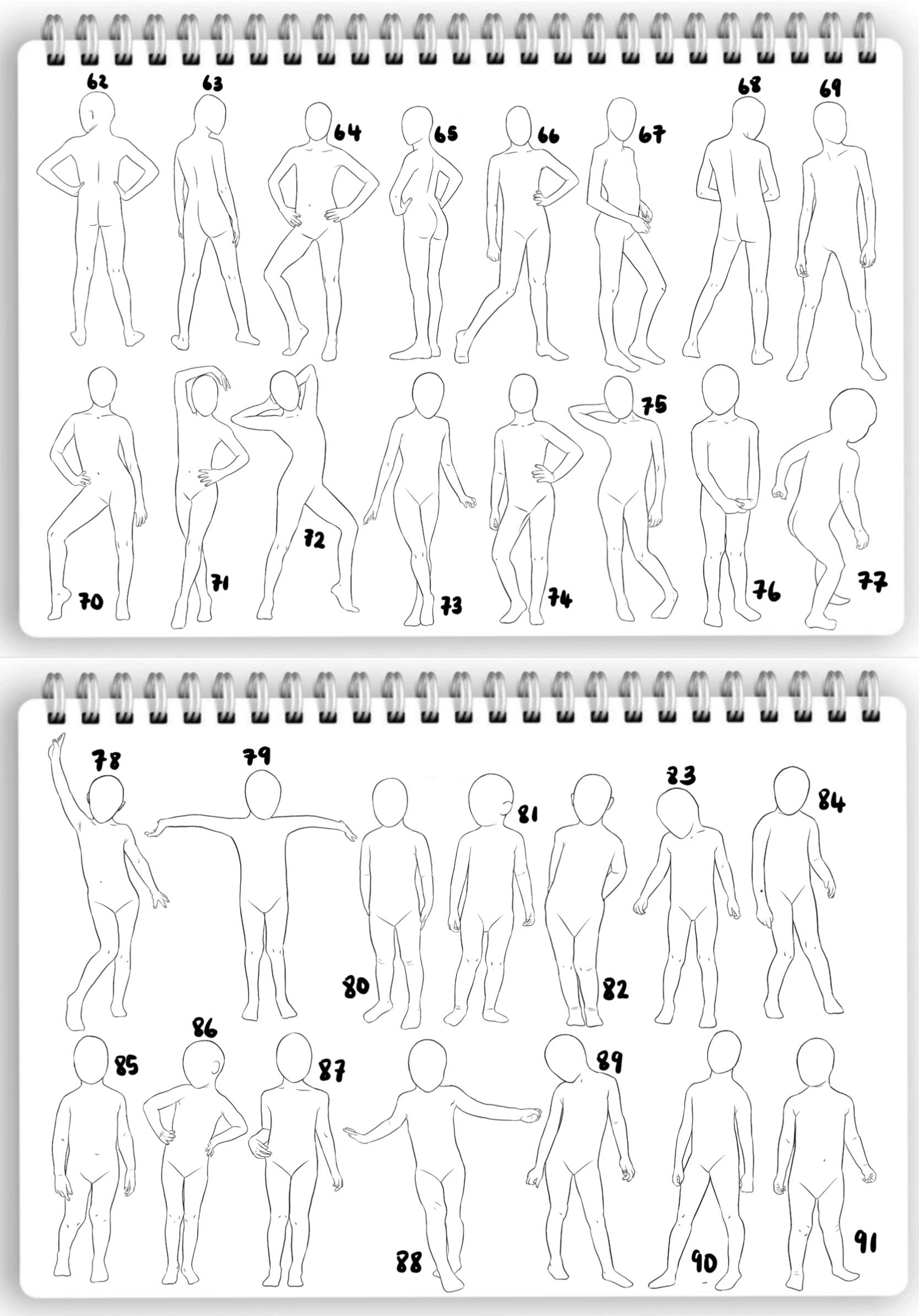Kids Fashion Figure Template Kids Croquis Template Fashion Design