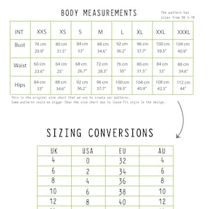 Our size ranges from UK 4 -18. sizes extra small, small, medium, large, extra large, extra extra large, and three x large patterns to create and extensive size range.