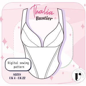 BRIDAL BUST cup corset sewing pattern Pdf – DIY Lingerie, Prom, Costume, Renaissance, Evening Wear & bridal wear bustier Digital Download