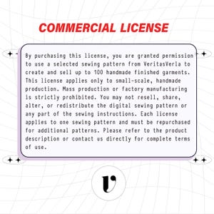 Commercial Use License for One Digital Pattern