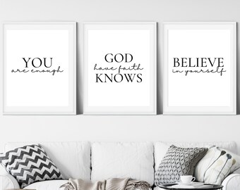 Black Religious Wall Art - Etsy