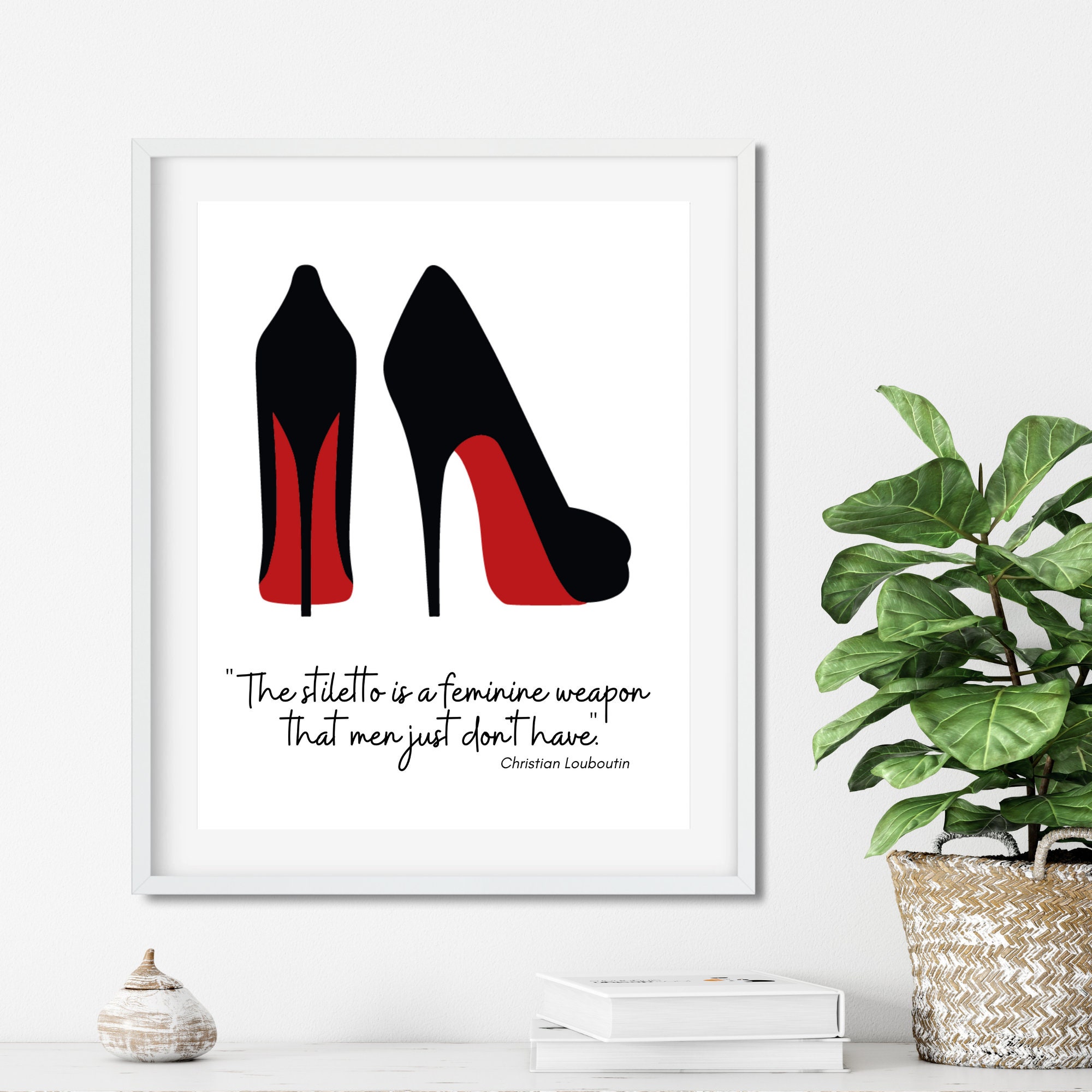 High Heels Fashion Art Fashion Advice / Quote Stiletto | Etsy