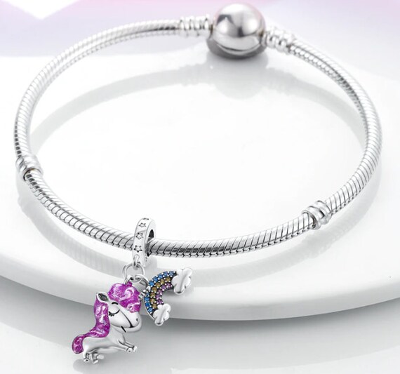Unicorn charm for pandora bracelet clearance