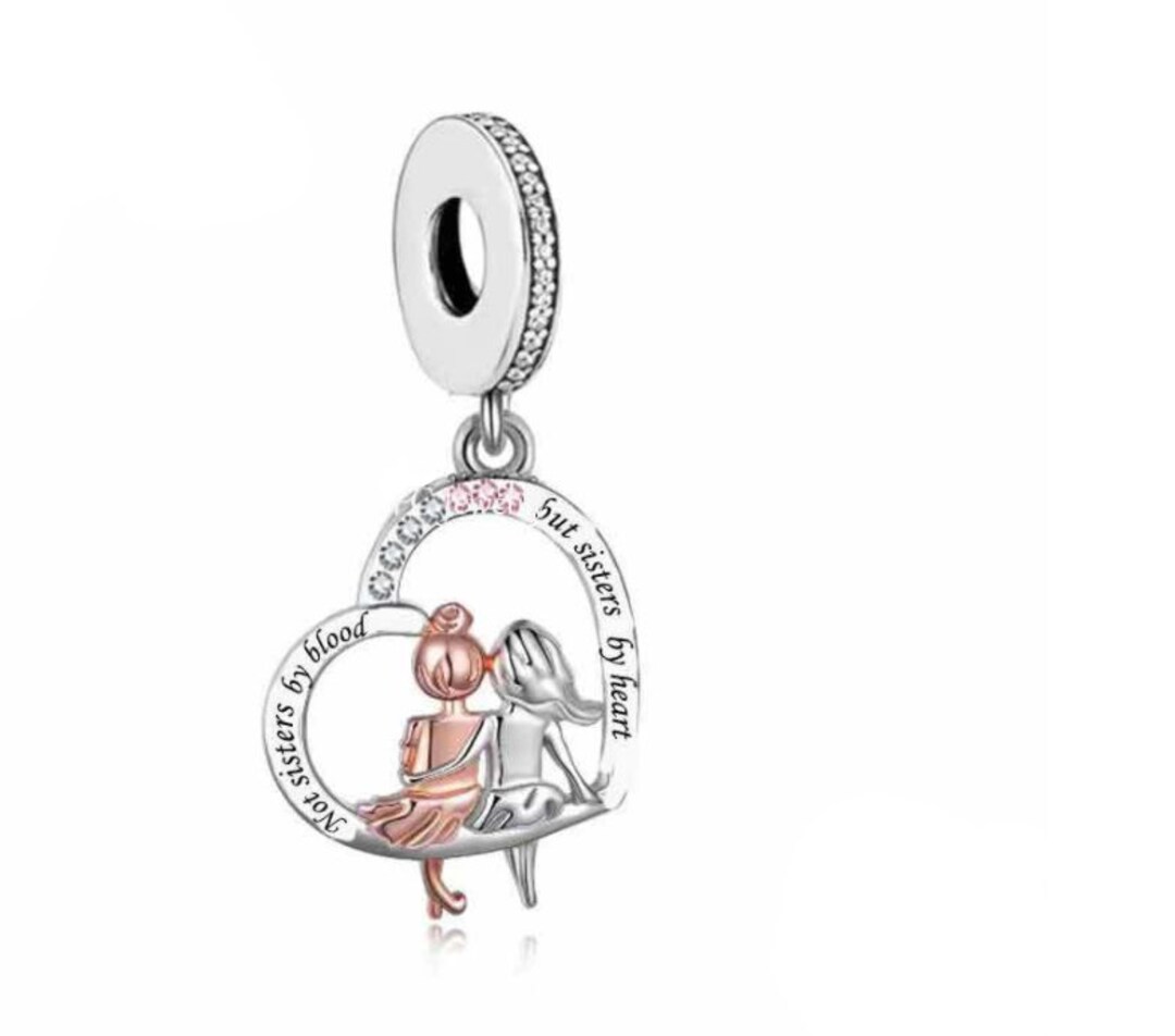 Charms para pulsera Not Sisters by Blood sino Sisters - Etsy España