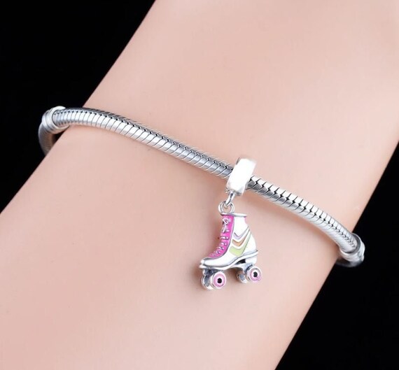 Charms for Pandora Bracelet Rollerblades Charm 925 Sterling
