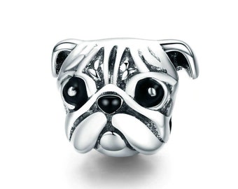 GiftJewelryShop Pug Dog in A Derby Hat Photo with God All Things are Possible Religious Dangle Charm Bracelets GiftJewelryShop Pug Dog in A Derby Hat Photo with God All Things are Possible Religious Dangle Charm Bracelets