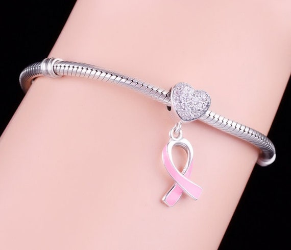 Cancer ribbon hotsell charms for bracelets