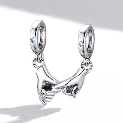 indruk Mand navigatie Charms for Pandora Bracelet Pinky Hold Promise Charm 925 - Etsy