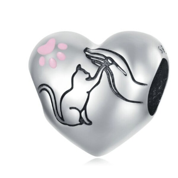 Cat Charm Bracelet Etsy