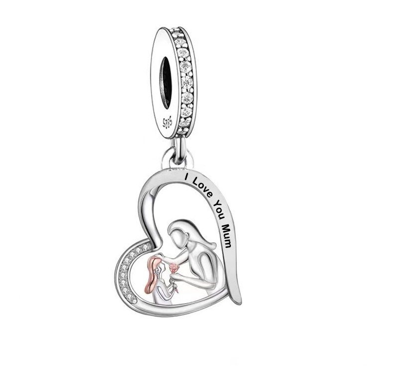 Buy Charms Fit Pandora Bracelet I Love You Mum Charm Mother s