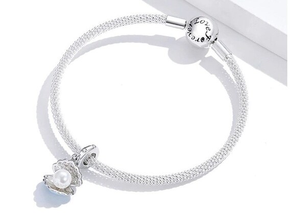 Charms para de pandora Perla en Azul Bebé - Etsy España